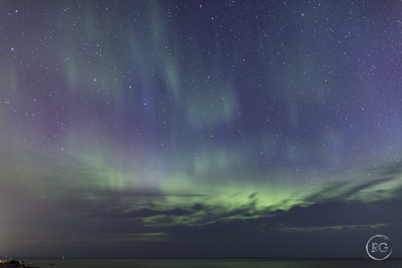 Northern Lights Aurora borealis southern Ontario