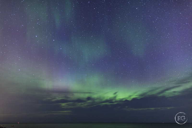 Northern Lights Aurora borealis southern Ontario